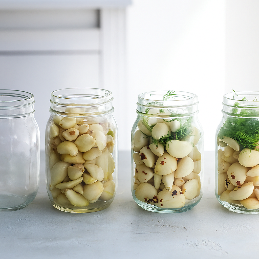 20250727 1821 Pickled Garlic