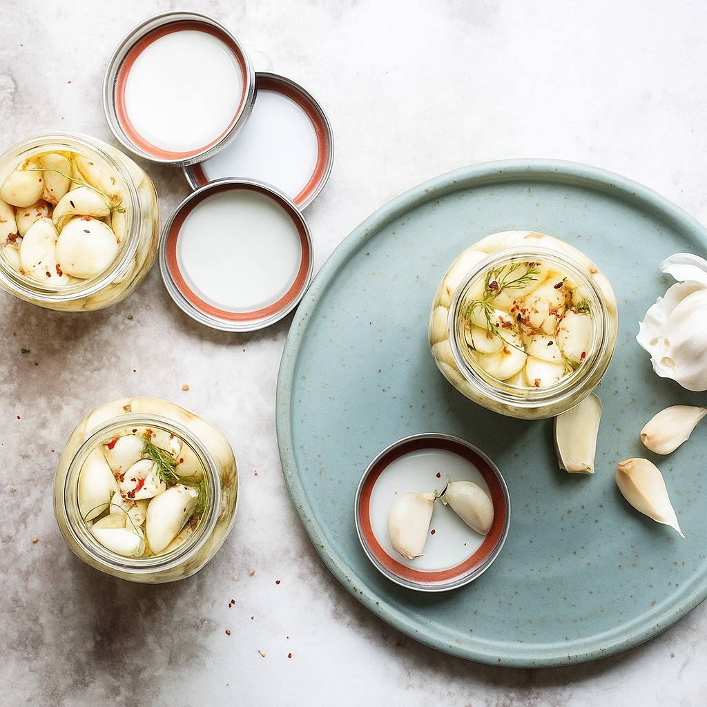 20250727 1844 Pickled Garlic