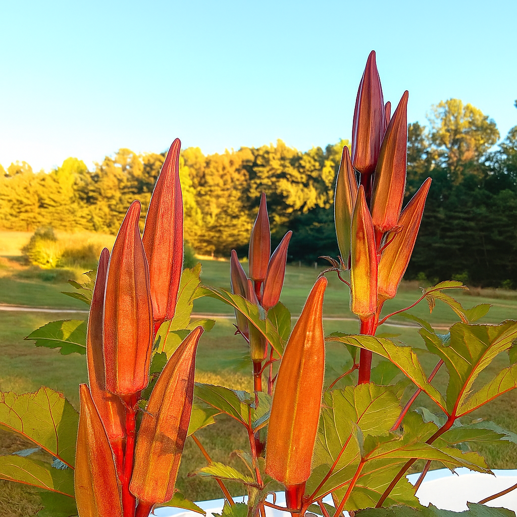 20250728 0011 Red Okra