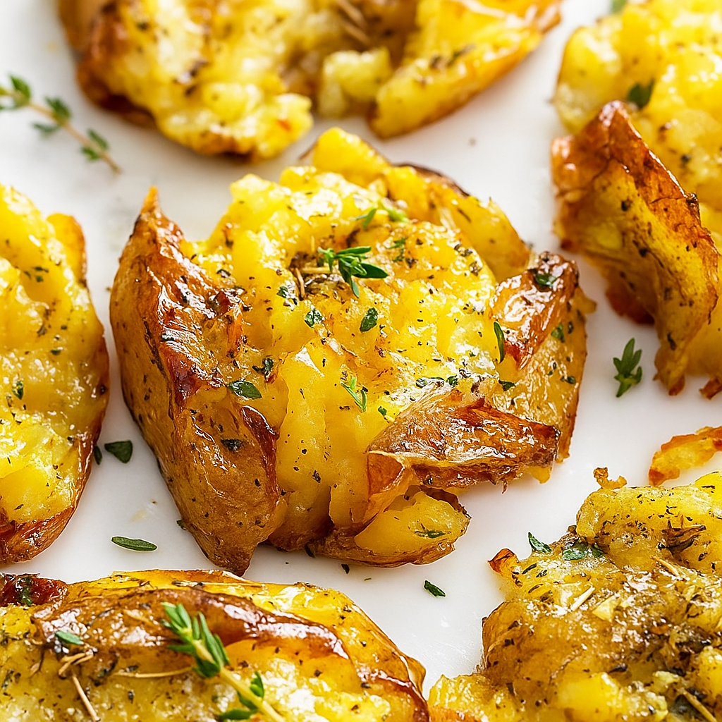 20250730 1814 Crispy Smashed Potatoes remix 01k1e54yfcf2krywf2b375zq4d 1