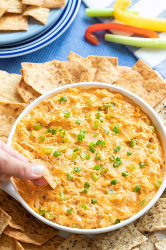 Healthy Buffalo Chicken Dip Appetizer 768x1152 1