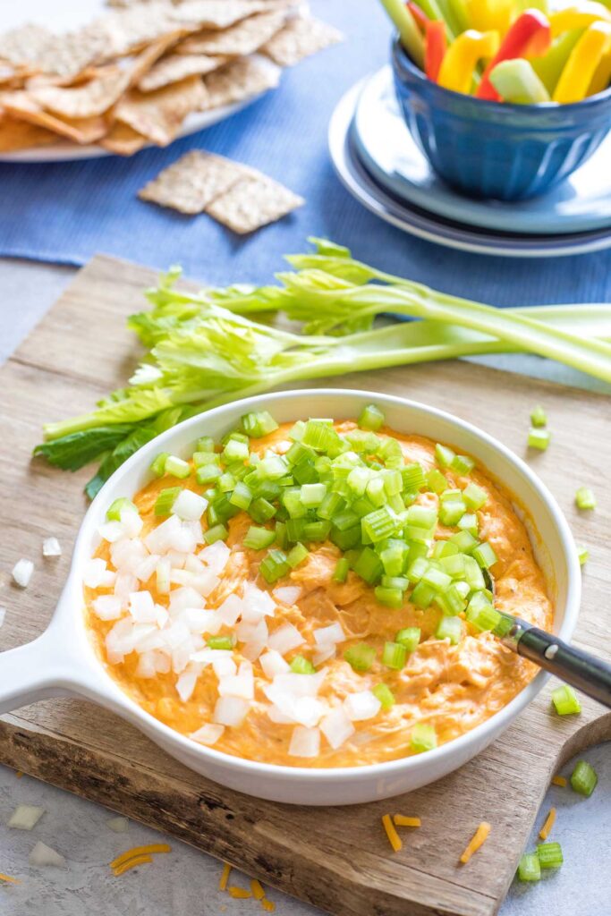 How to Make Buffalo Chicken Wing Dip 4