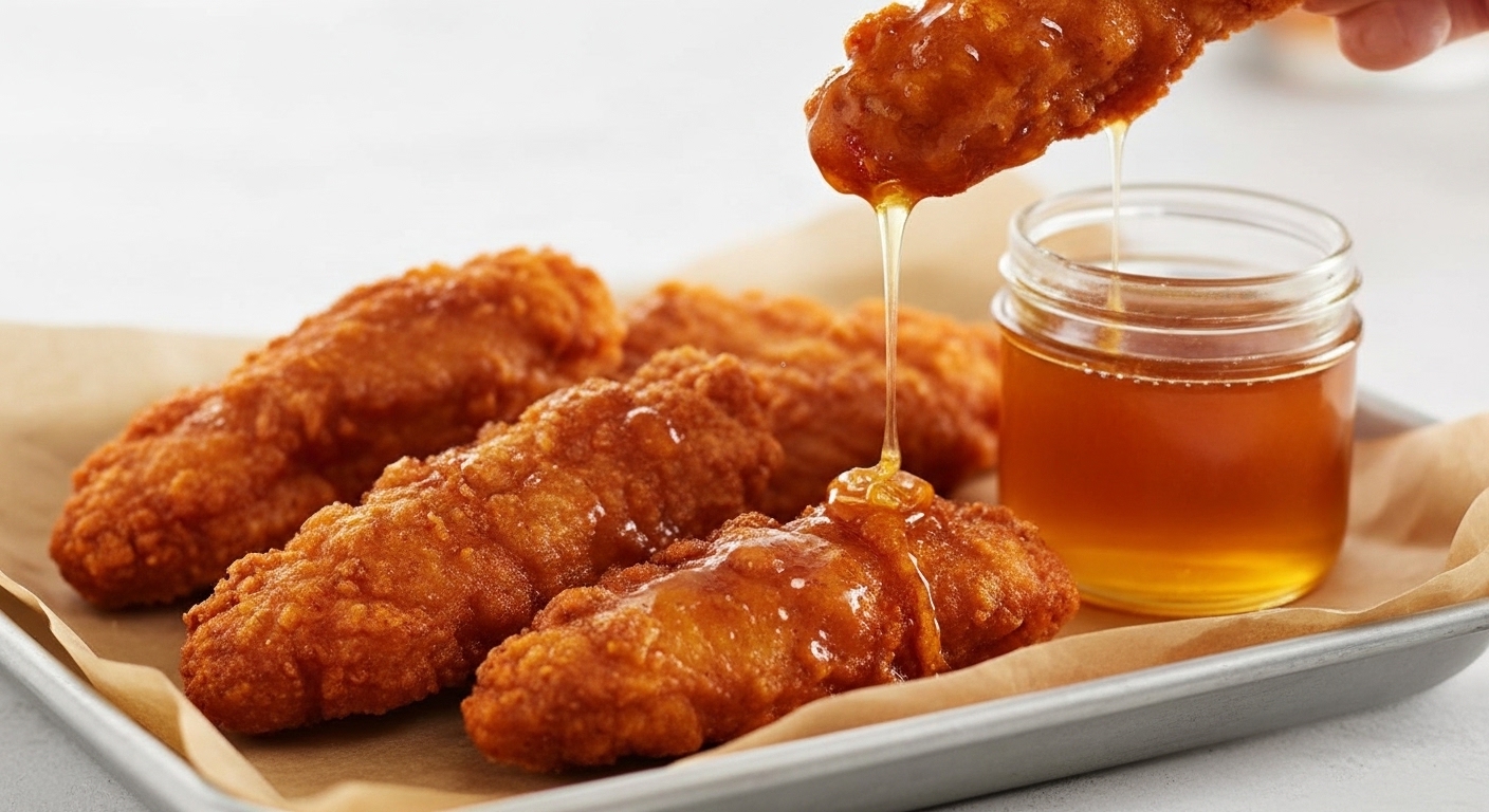 Hot Honey Chicken Tenders Recipe 1 Whisk 579071f18330b348c69472f3afdba683dr