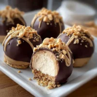Peanut butter cheesecake balls no bake