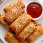 Delicious chicken pizza pockets filled with savory ingredients