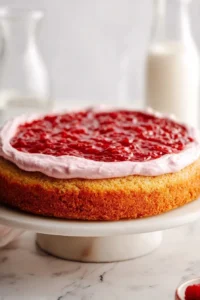 Easy strawberry cake filling recipe for delicious desserts