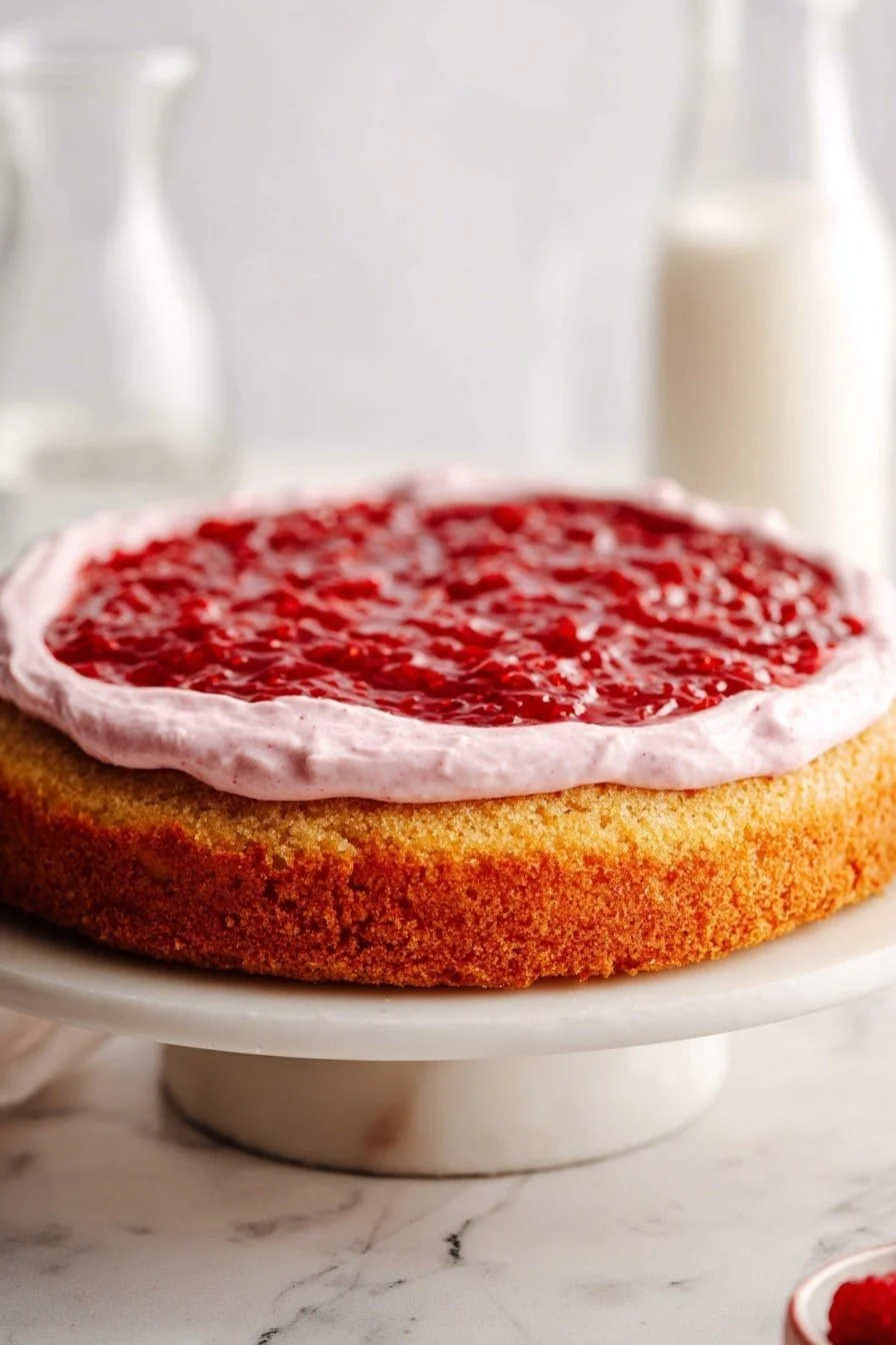 Easy Strawberry Cake Filling Recipe