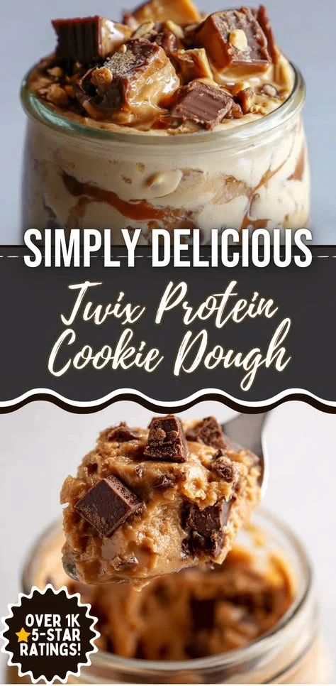 High Protein Twix Cookie Dough