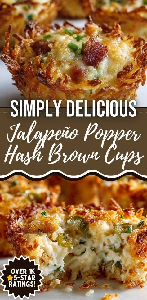 Jalapeño Popper Hash Brown Cups